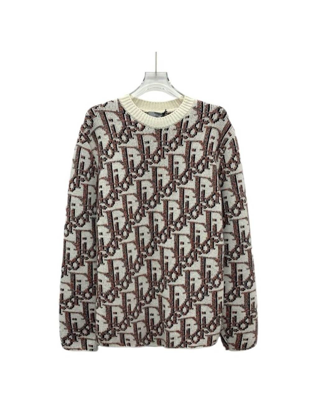 Dior Color-Block Oblique Monogram Wool & Cashmere Knit Sweater